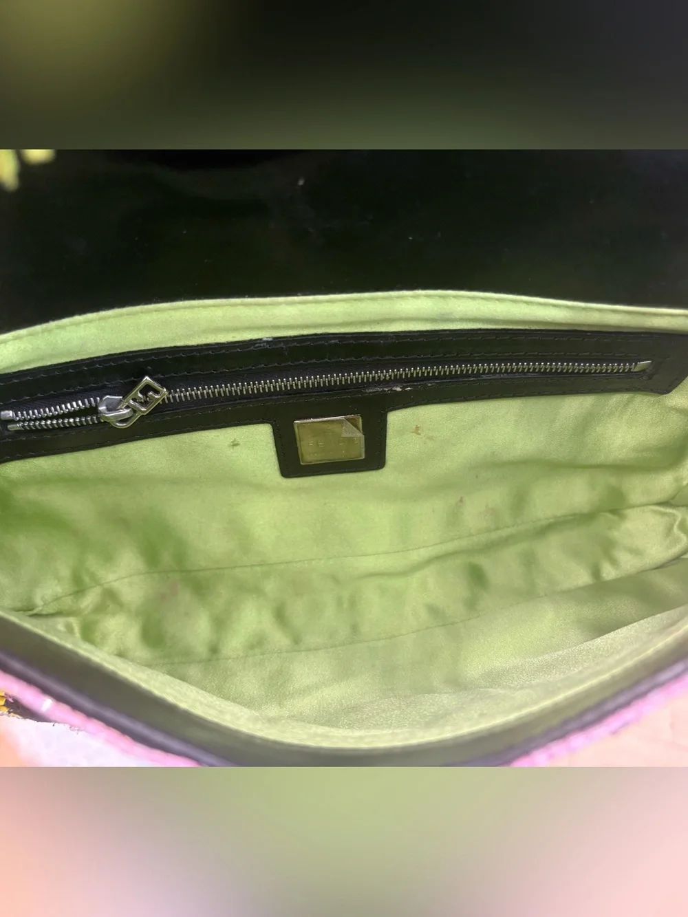 Rare Fendi Mirror Embroidery Baguette - Picture 4 of 7